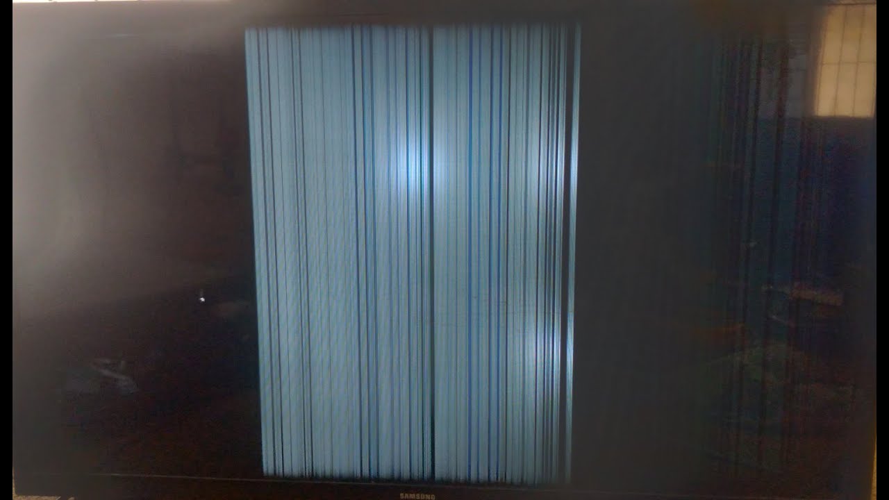 un32j4300g display com linhas