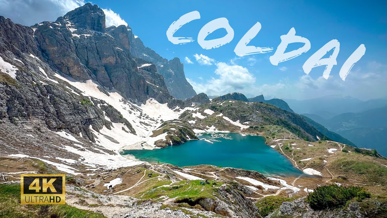 LAGO COLDAI e RIFUGIO A. SONINO &bull; Gruppo del Civetta, Dolomiti &bull; mt 2403 slm - 4K