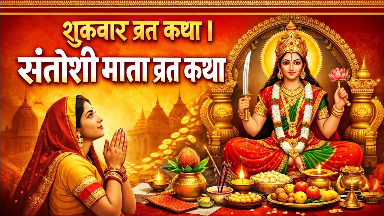 Shukravar Vrat Katha | संतोषी माता की कथा | Santoshi Mata Vrat Katha | Santoshi Mata ki Kahani |