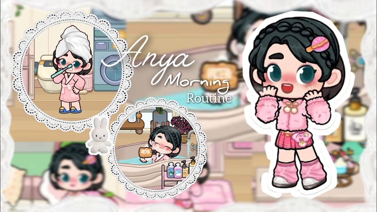 Anya morning routine | GAMEWORLD vlog | no talking ( ASMR ) | #cozyverse #simlyjiya 