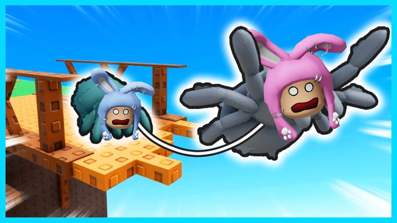 MIPAN & ZUZUZU Jadi Laba Laba Untuk Bekerja Sama Melewati Rintangan! ROBLOX