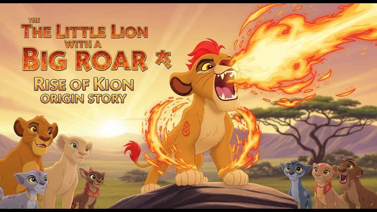 The Little Lion with a Big Roar 🦁🔥 | Rise of Kion Origin Story 3
