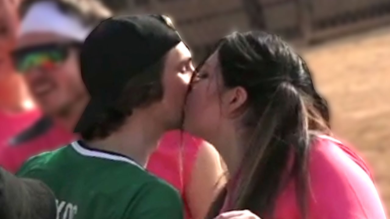 Adept Gives xQc a Kiss for Winning Kickball