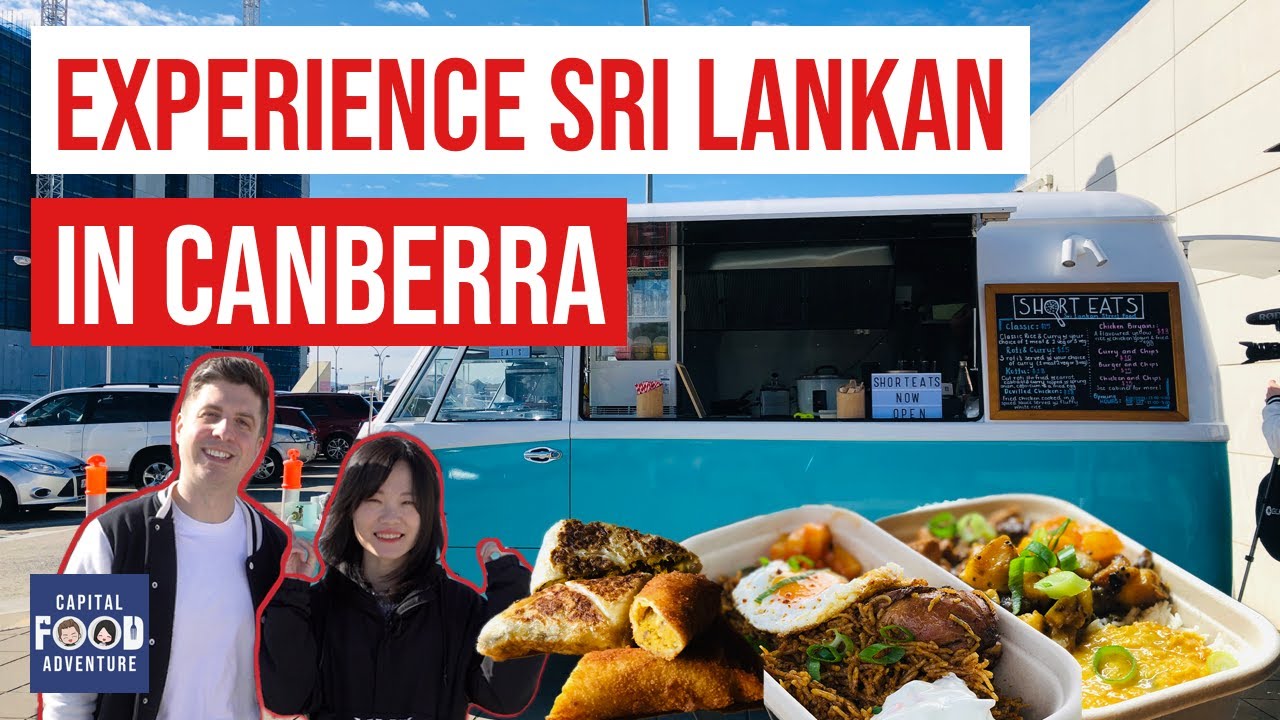 We try Sri Lankan food for the first time | Short Eats Sri Lankan Van | what to do in Canberra