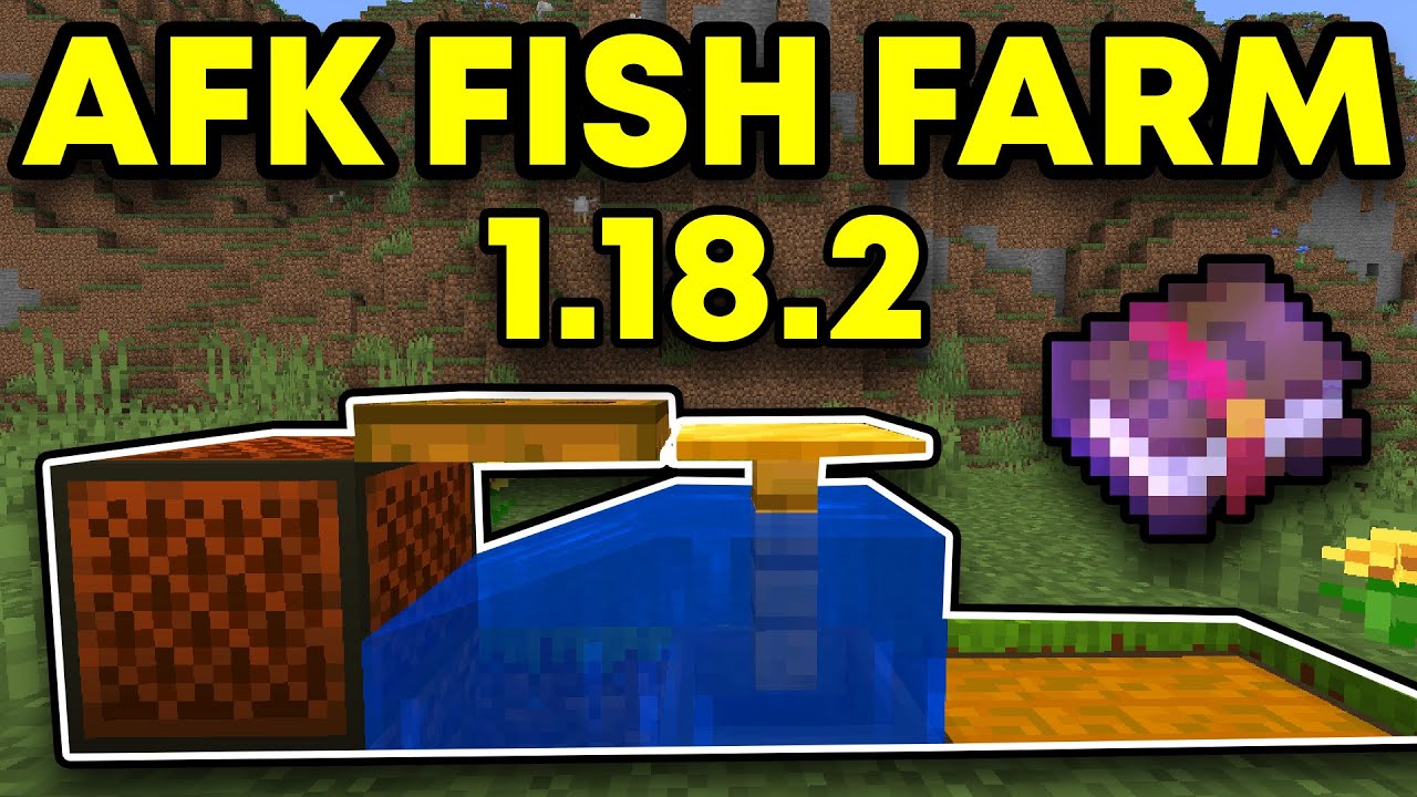 Как создать ферму опыта для рыб в режиме AFK | Minecraft 1.18.2