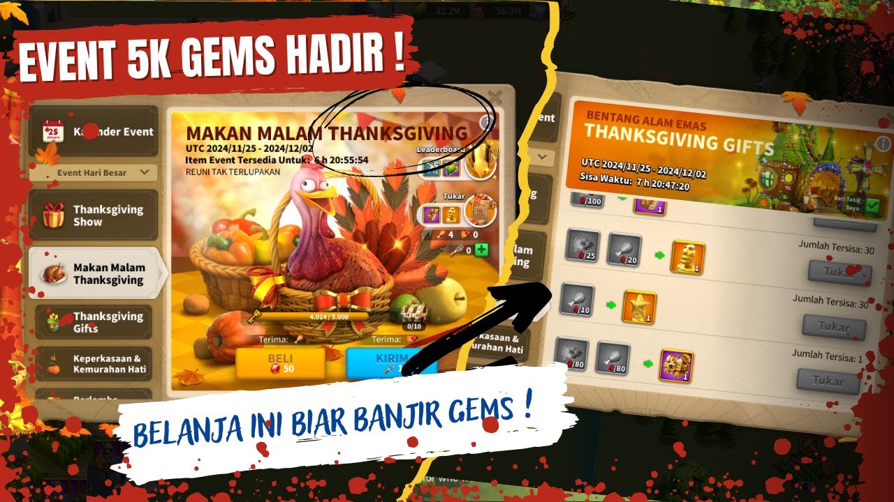 5K GEMS EVENT ARRIVES | MACUL GEMS JUST MADE EASIER! AUTO GEMS HARVEST!