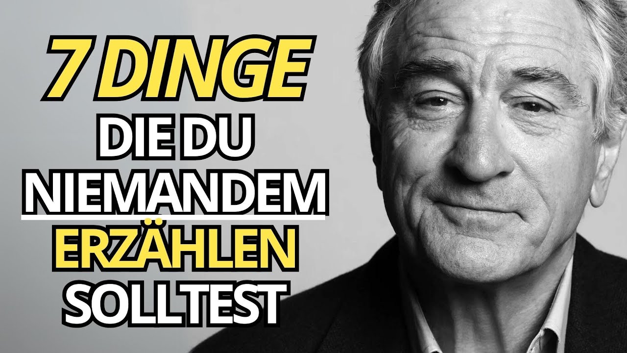 Sag diese 7 Dinge niemandem, wenn du lange leben möchtest 🧘🏻 Zen-Reflexion über das Leben