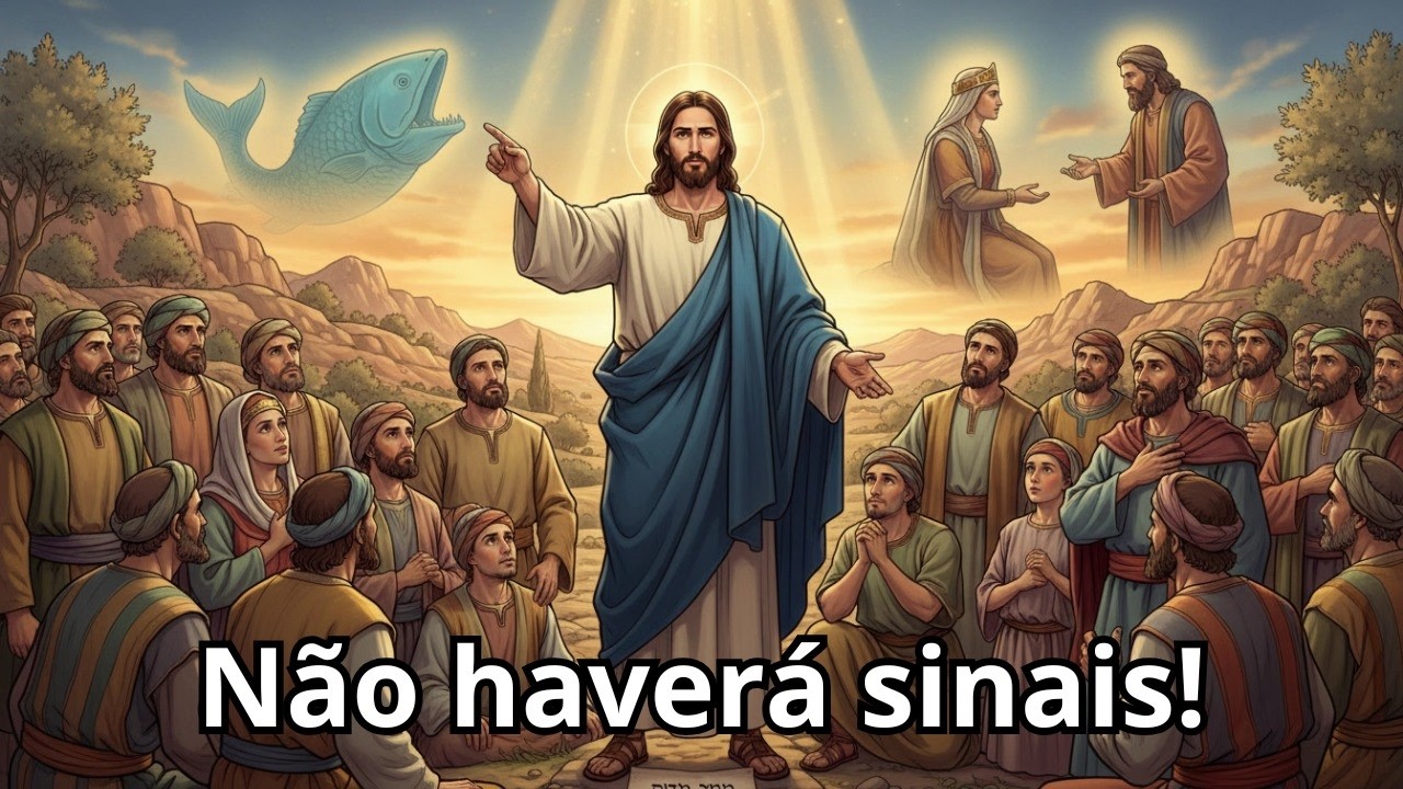 EVANGELHO DE HOJE 25/FEV – O Sinal de Jonas: Jesus Adverte uma Geração Infiel que Pede Provas!