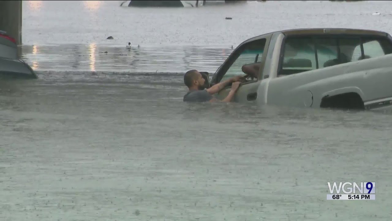 Flash flooding wreaks havoc across Chicago