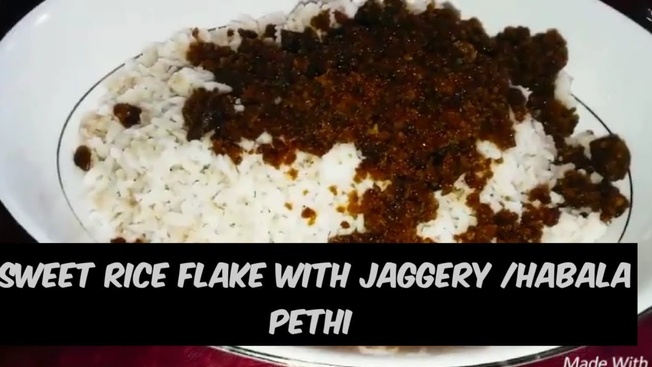#sweetriceflake#habalapethi Sweet RiceFlake/Habala Pethi  Tasty Evening Snack-by Tantalizing Food