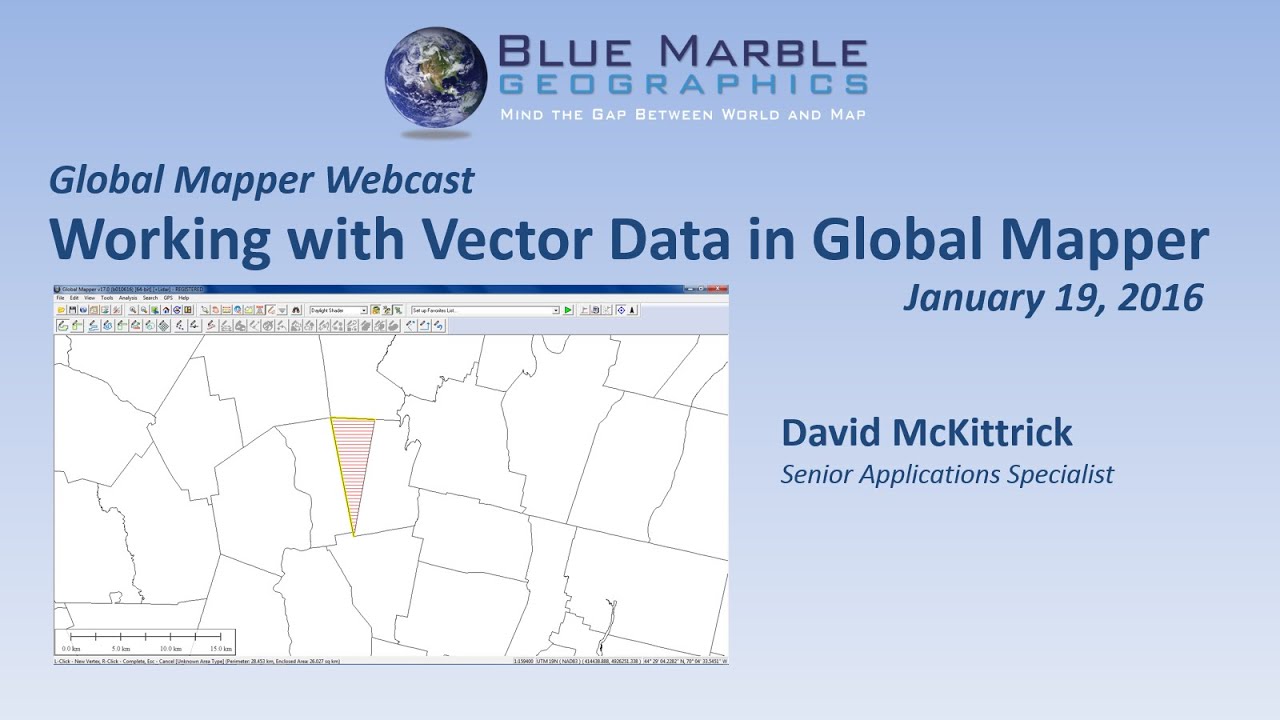 Working with Vector Data in Global Mapper