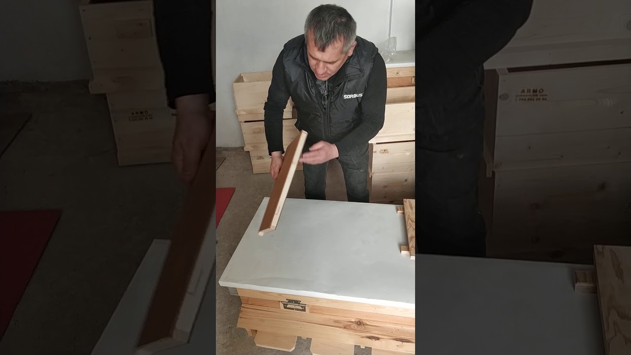K&Ouml;R&Uuml;K ARKASI, STRAFORLU KOVAN B&Ouml;LME TAHTASI, POLEN TOPLAMA APARATI, PETEK YAPIŞTIRMA TAHTASI