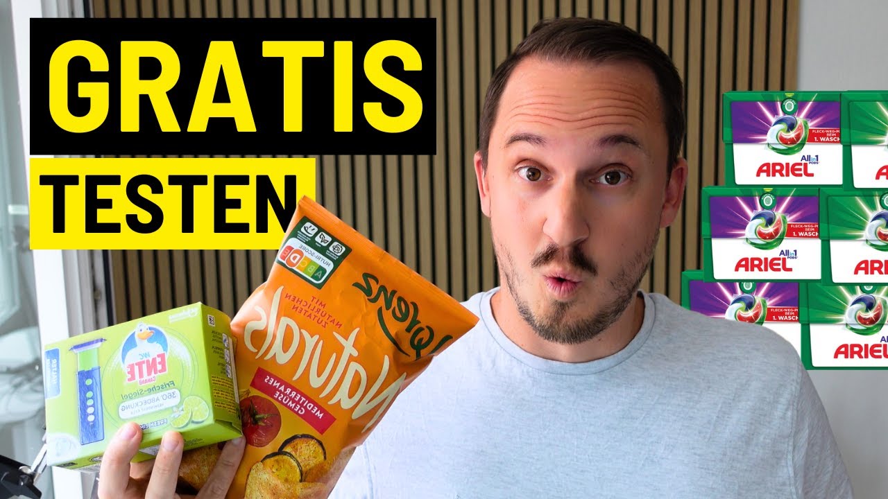 Gratis testen - WIE du nie mehr f&uuml;r Zahnpasta und Co. bezahlen musst