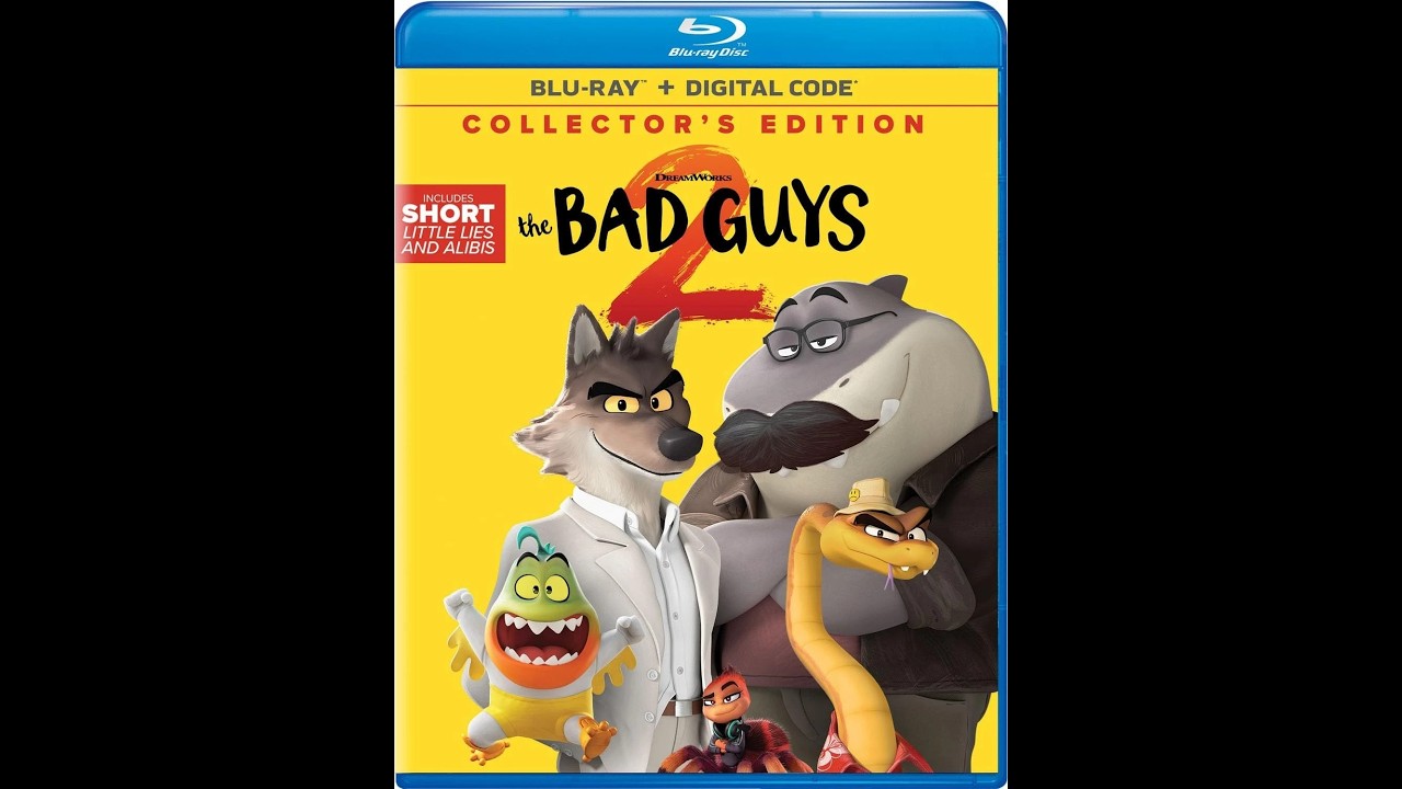 Opening to The Bad Guys 2 2025 Blu-ray 