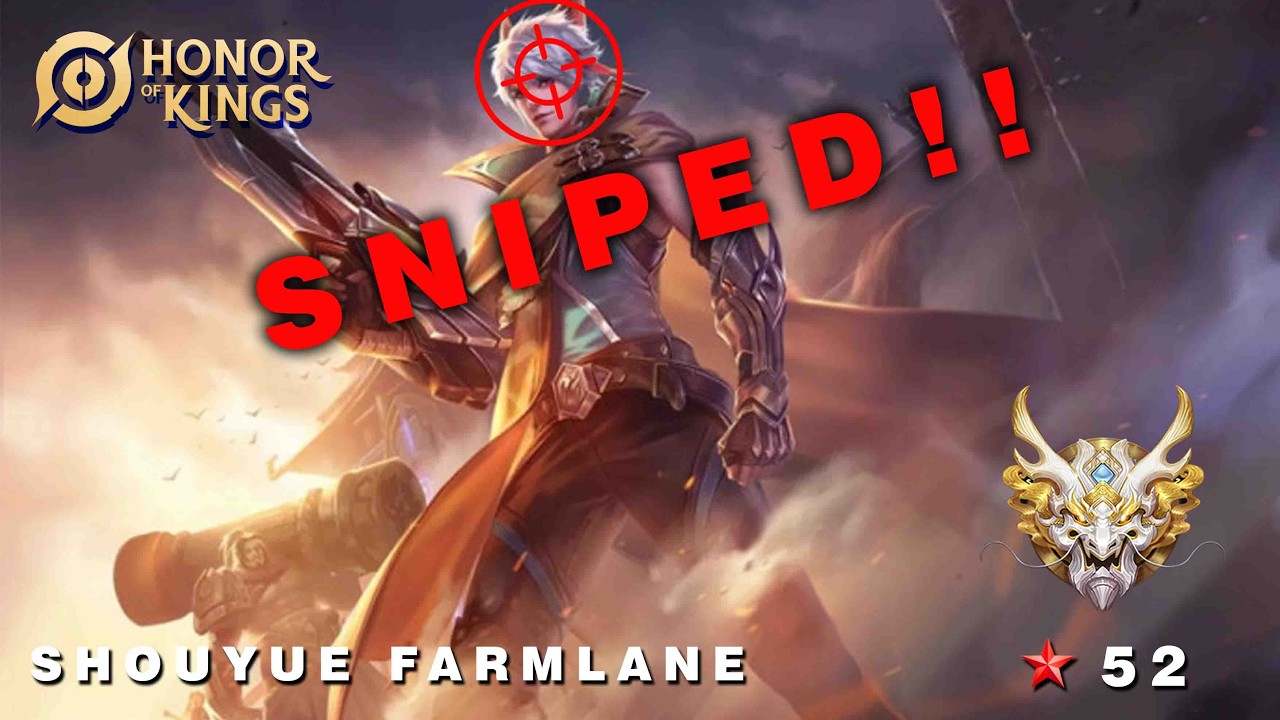 Push Rank Epic pake Shouyue, kena Snipe! | Honor of Kings
