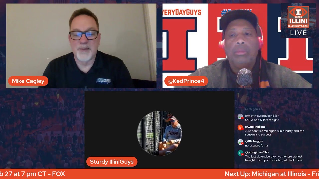 I on the Illini LIVE - #Illini at #UCLA PostGame - #Illinois #Collegebasketball