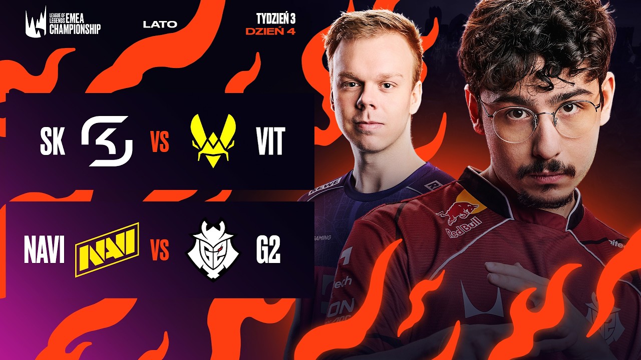 🔴SK GAMING vs TEAM VITALITY🔴NA'VI vs G2 ESPORTS🔴W3D4 LEC SUMMER 2026🔴