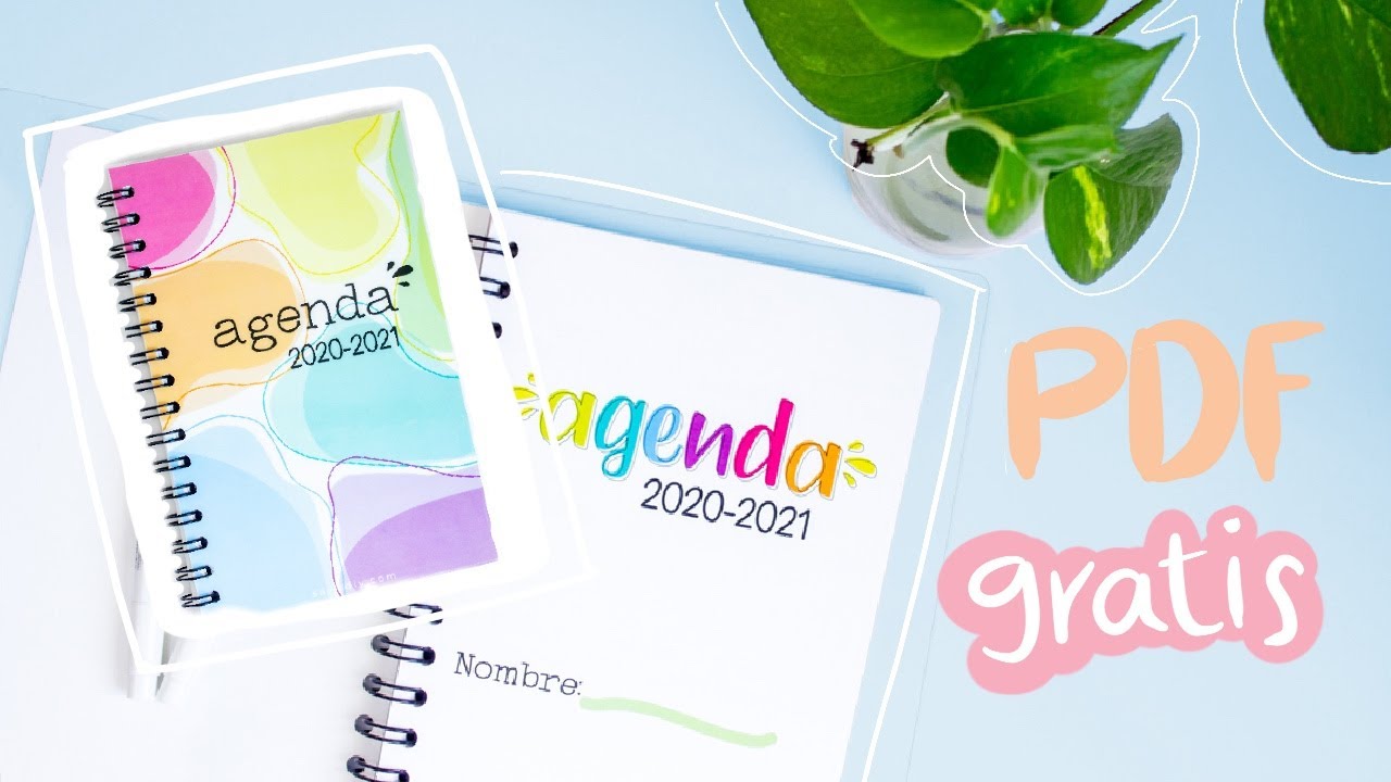 Agenda Escolar 2020-2021 PDF Descárgala GRATIS | Sayil DIY