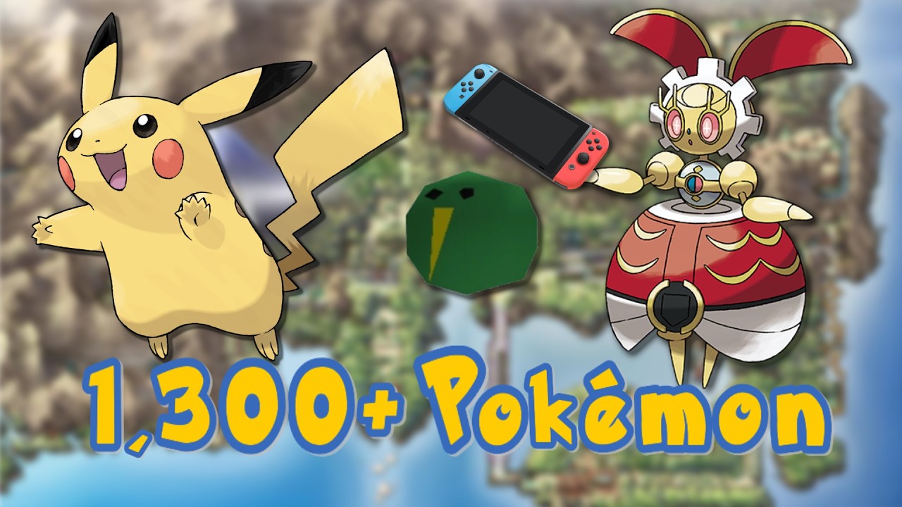 Completing a Living Dex with all 1,300+ forms, ONLY using Switch games