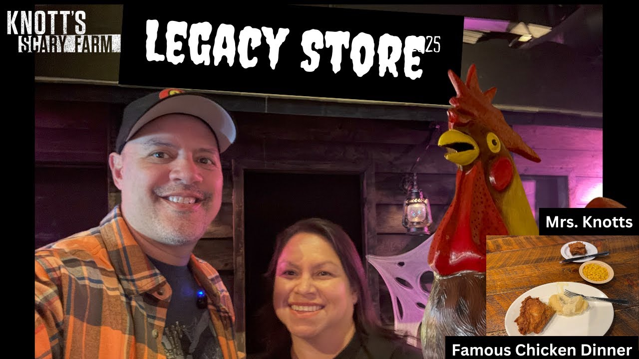 Knott's Scary Farm Legacy Store Merch + Mrs. Knott's Chicken Dinner Review | 2025