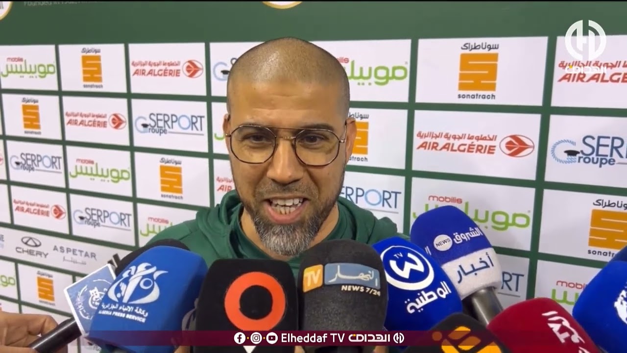 شــاهد.. تصريحات مدرب المنتخب الوطني داخل القاعة نور الدين بن عمروش بعد التأهل إلى كـأس إفريقيا