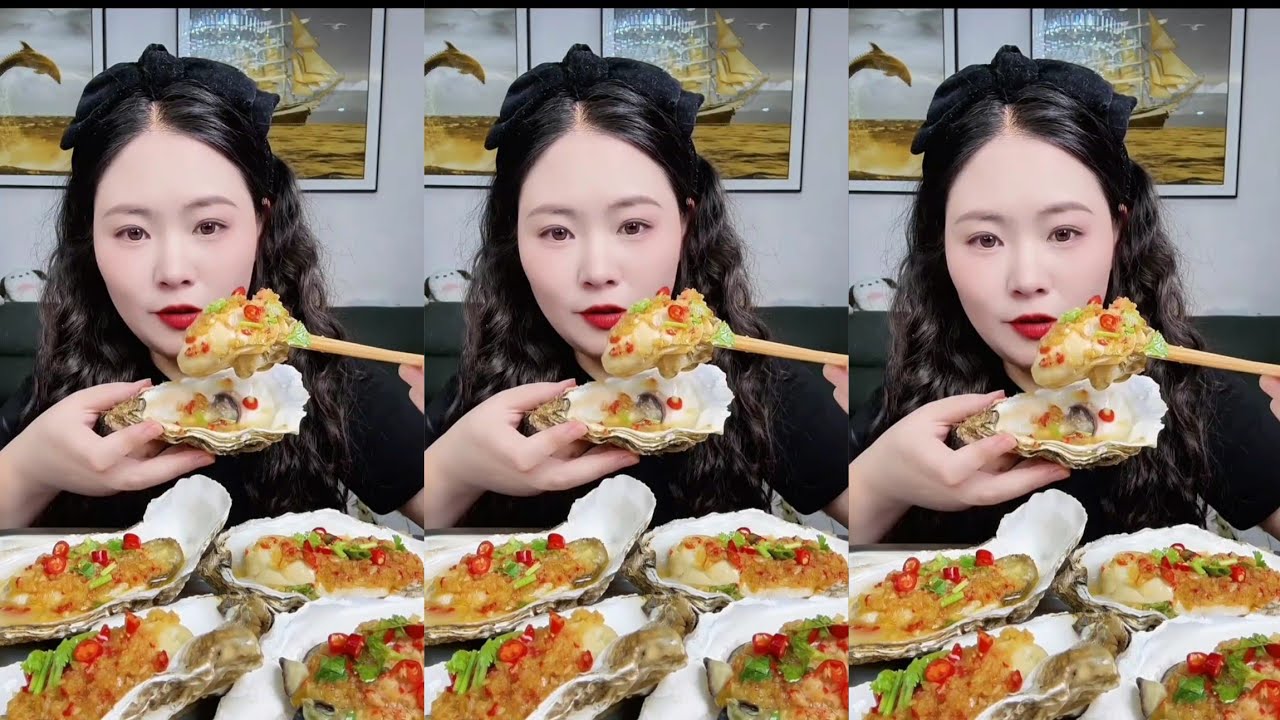 Eating oysters 🦪🦪Seafood 🦞🦞 spicy shrimp 🍤🍤#mukbang #oysters #delicious #seafood