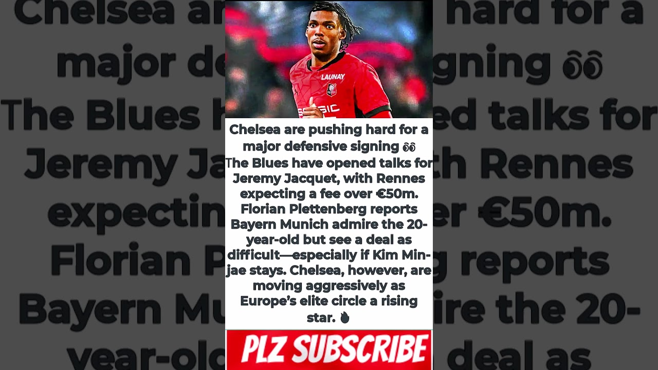 Chelsea in TALKS for €50M Wonderkid 😳 Jacquet Transfer Update 