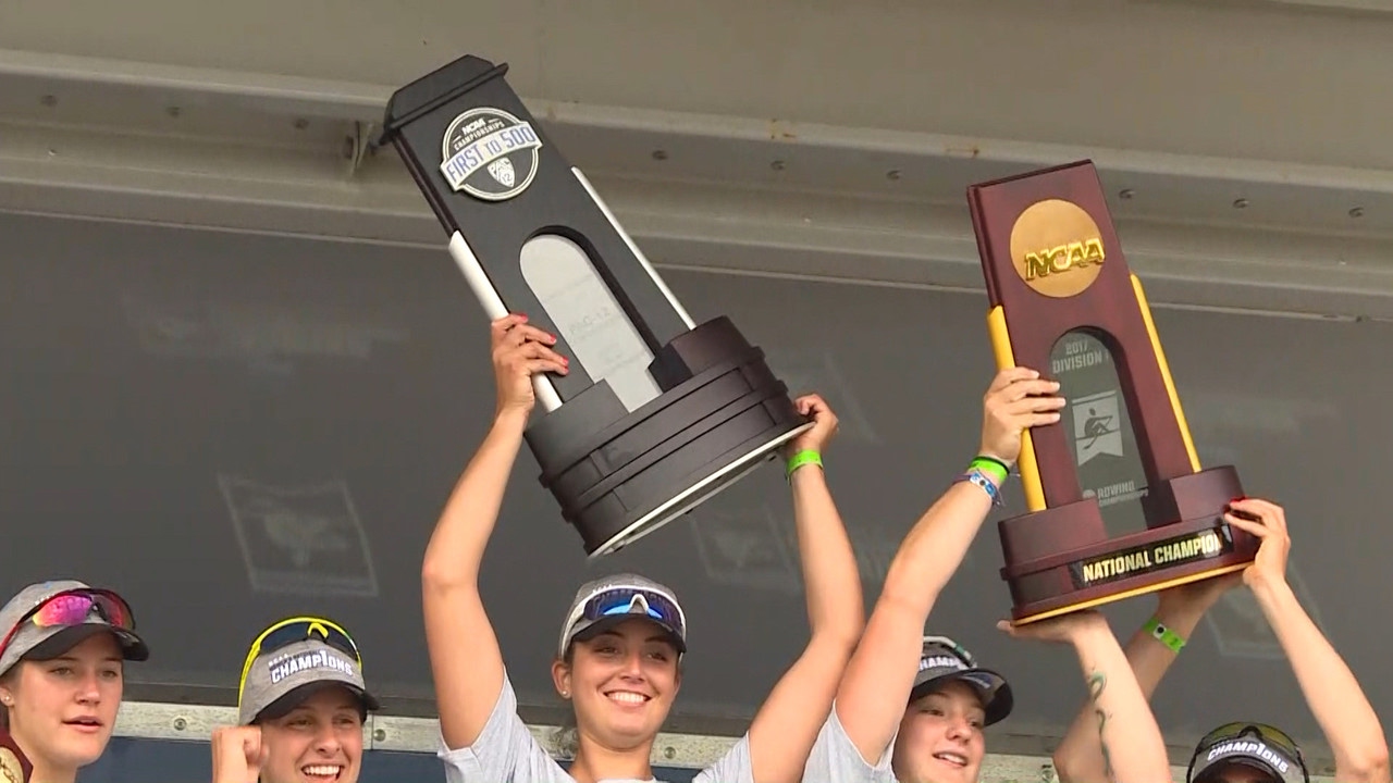 Highlights: Washington women's rowing sweeps to take national title, makes NCAA history
