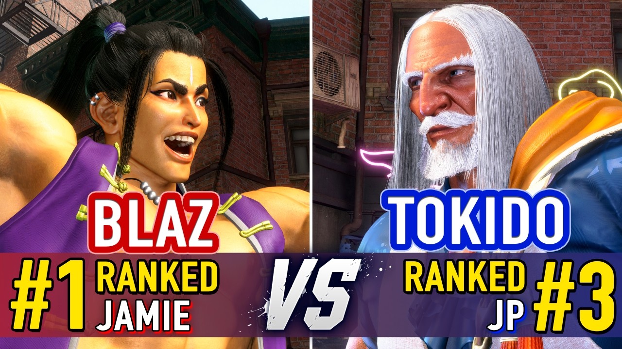 SF6 🤜 BLAZ (#1 Ranked Jamie) vs TOKIDO (#3 Ranked JP) 🤛 SF6 High Level Gameplay