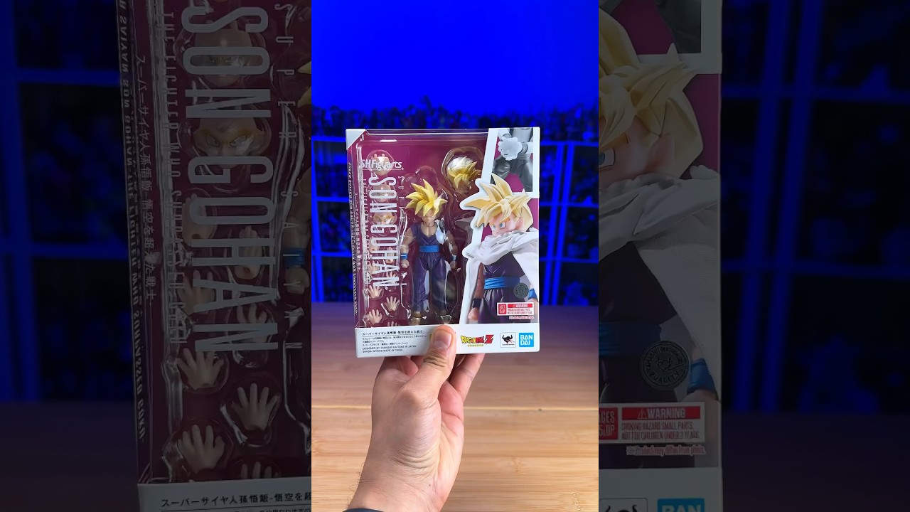 Let&rsquo;s unbox Dragon Ball Z Super Saiyan Gohan SHFiguarts action figure from Tamashii Nations