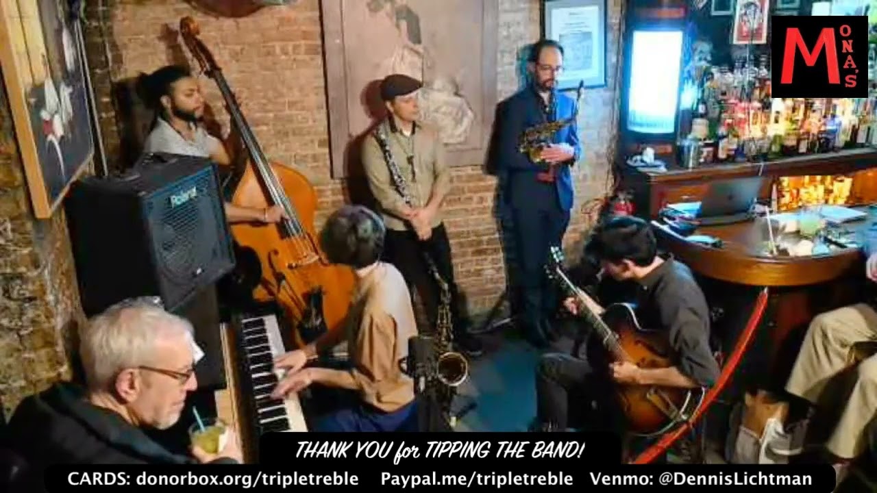 I'M PUTTING ALL MY EGGS IN ONE BASKET - Mona's jazz NYC w/ Jay Rattman, Brennen Ernst