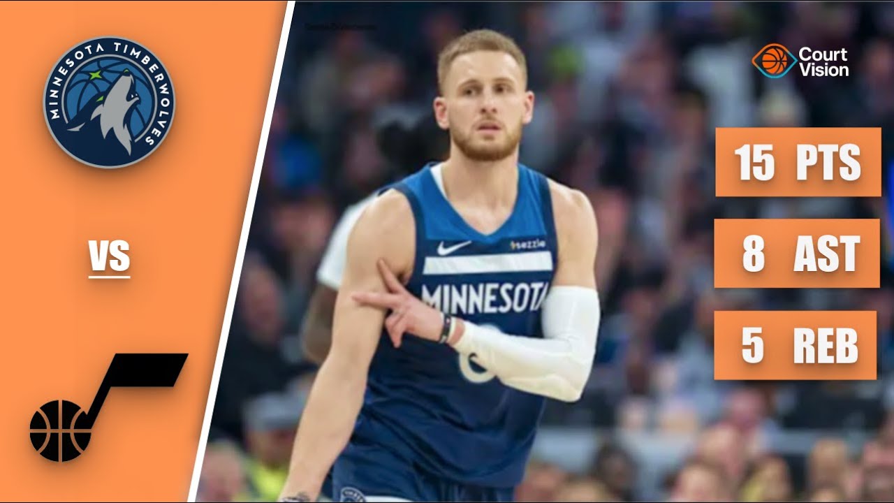 Donte DiVincenzo - 15 Points, 8 Assists, 5 Rebounds vs Jazz - 2025-26 Regular Season