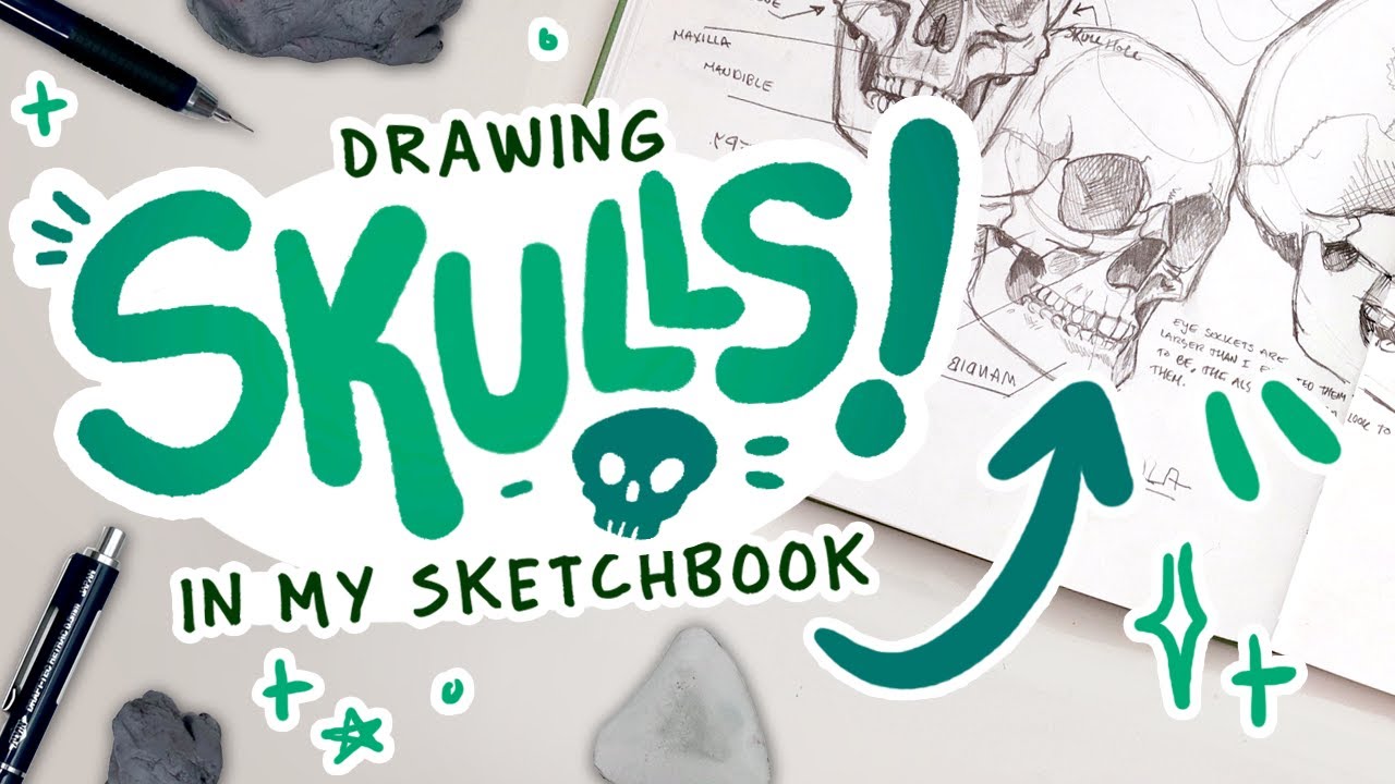 EW CREEPY! | Filling a Spread w/ SKULLS! Inspired by DaVinci | FASIMS