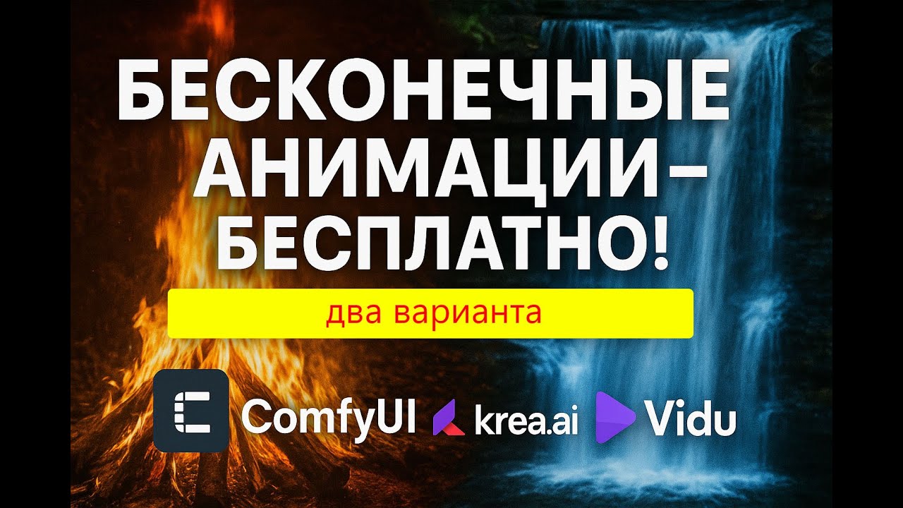 Создание бесконечного видео. Быстро бесплатно. Генерация на локальном компьютере и онлайн сервисы.
