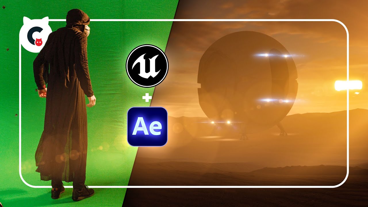 Воссоздание этого кадра из DUNE в Unreal Engine 5 + After Effects