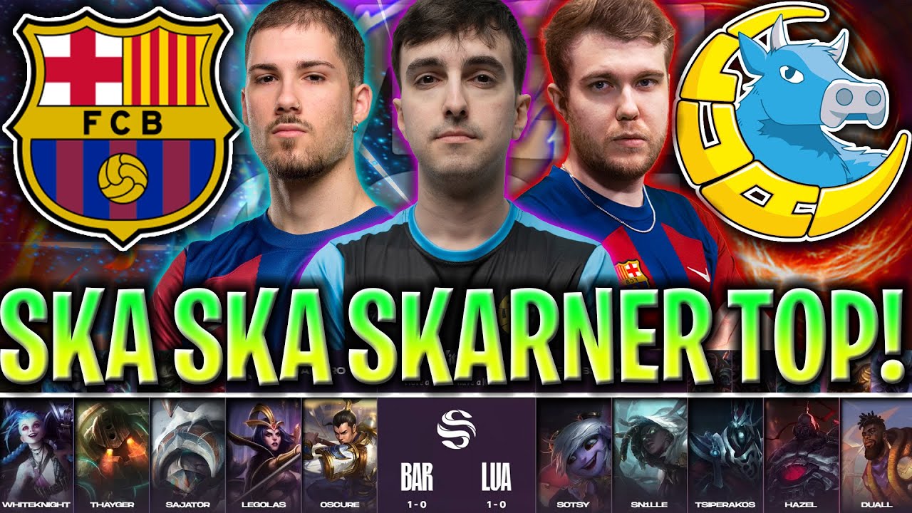 BARÇA SACA A SKARNER TOP EN SUPERLIGA! | BAR vs LUA RESUMEN SUPERLIGA VERANO 2024 LVP