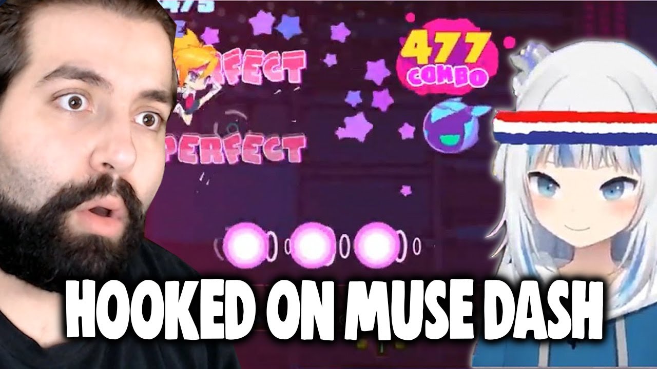 Gawr Gura подсадил меня на Muse Dash!