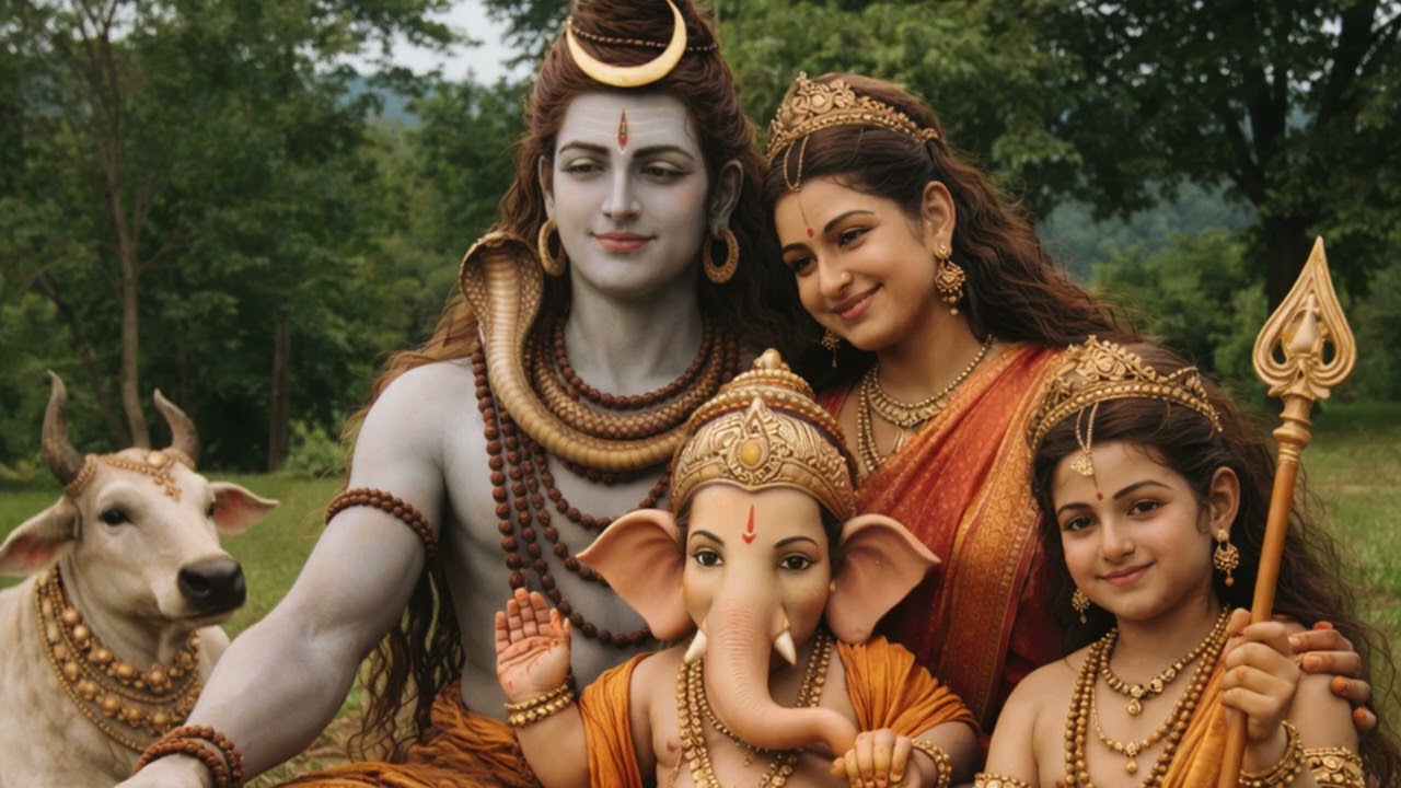 शिव चालीसा 🕉️ | Mahadev Bhakti | Peace + Power | AI Devotional