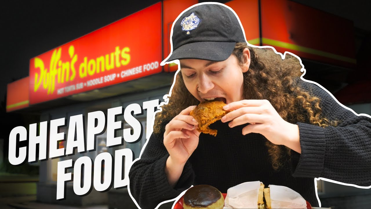 Best CHEAP Food in Vancouver - DUFFINS DONUTS