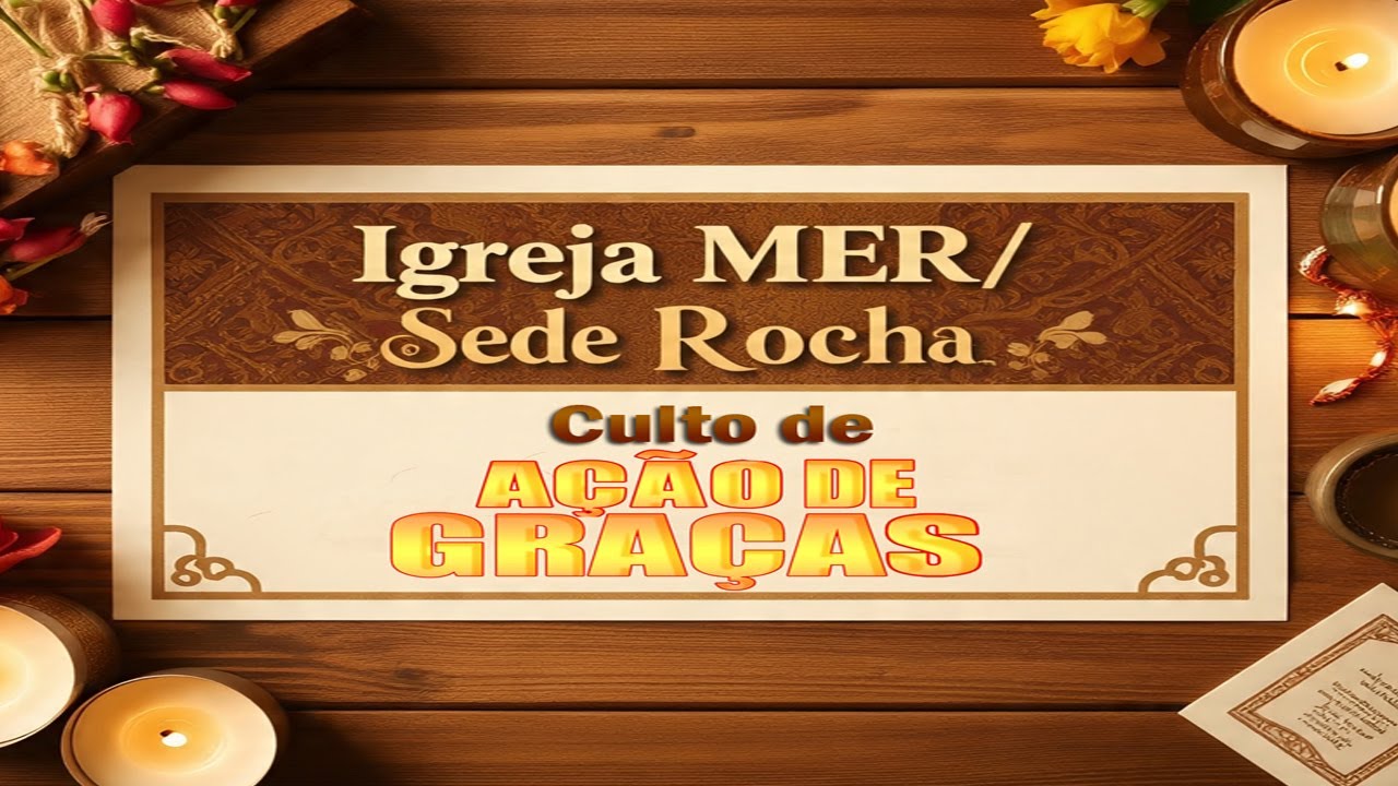 En direct da Igreja MER: Culto de Ação de Graças IIª Parte (Com O Prof. JM)