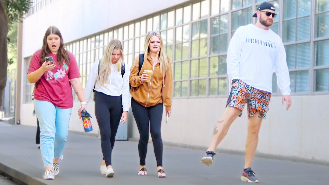 WET FART PRANK on CAMPUS! Daddy's Frosted Flakes!!