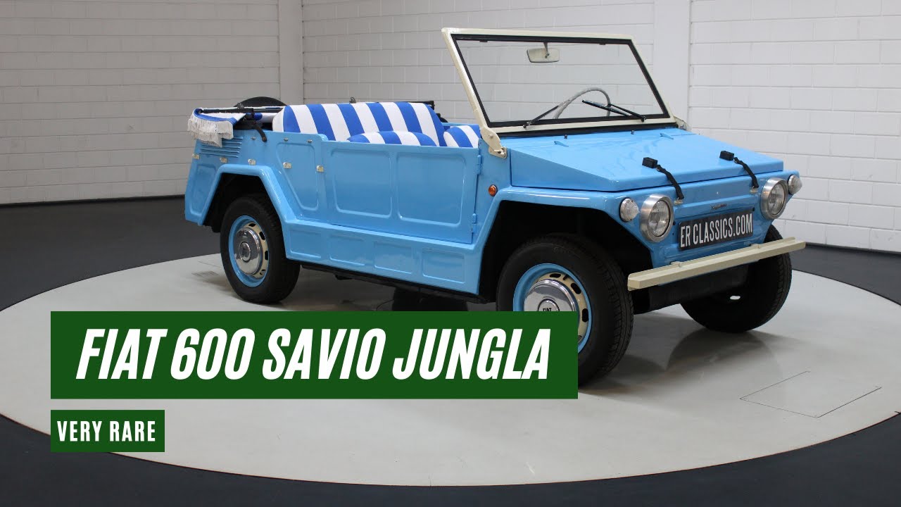 Fiat 600 Savio Jungla | Rare | Good condition | 1972 -VIDEO- www.ERclassics.com