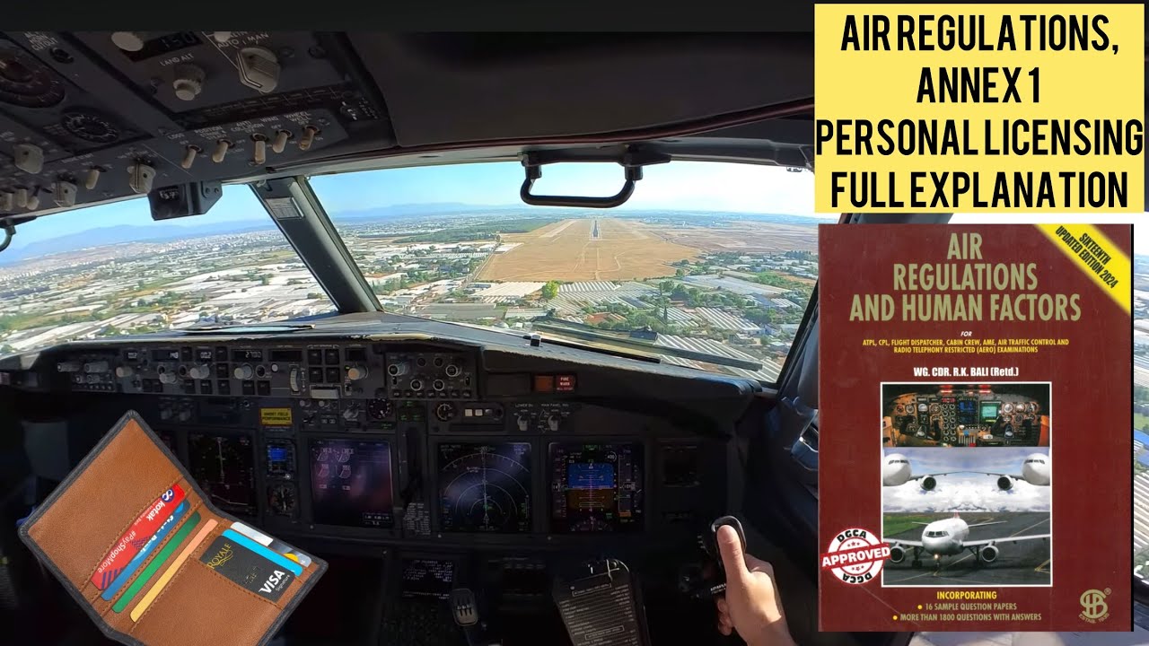 Air regulations annex 1. Personal licensing. Full explanation DGCA 