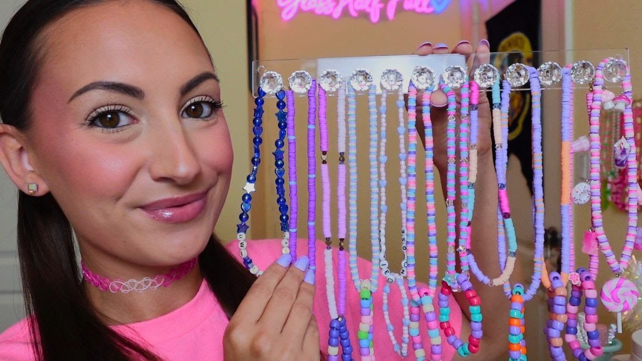 ASMR My Necklace Collection 💜🩷