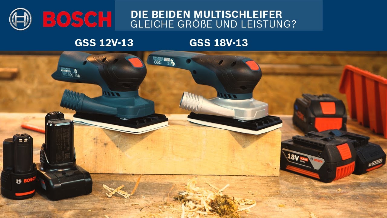 GSS18V-13 und GSS12V-13 - Gleiche Leistung trotz unterschiedlicher Spannungsleistung?!
