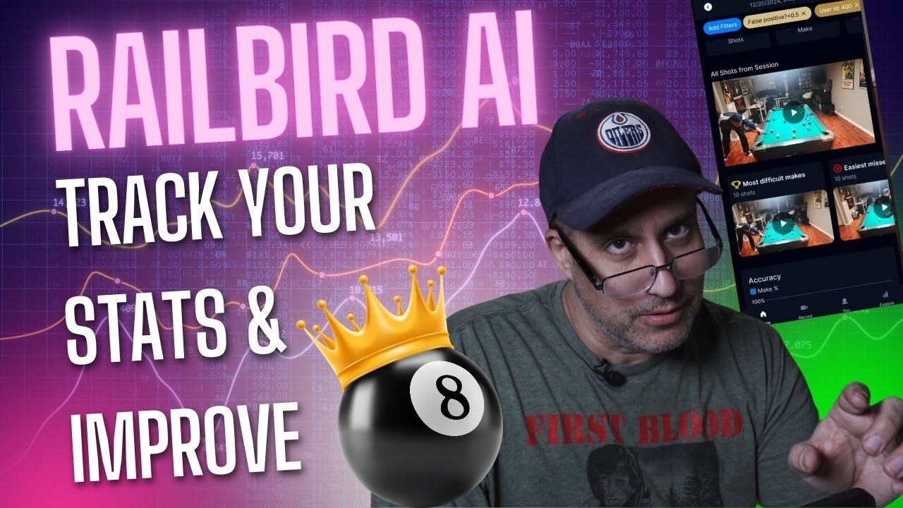 BILLIARDS APP | Railbird AI | Get Better At Billiards #Billiardsgame