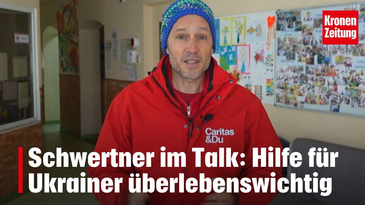 Schwertner im Talk: Hilfe für Ukrainer überlebenswichtig | krone.tv Krone zu Mittag