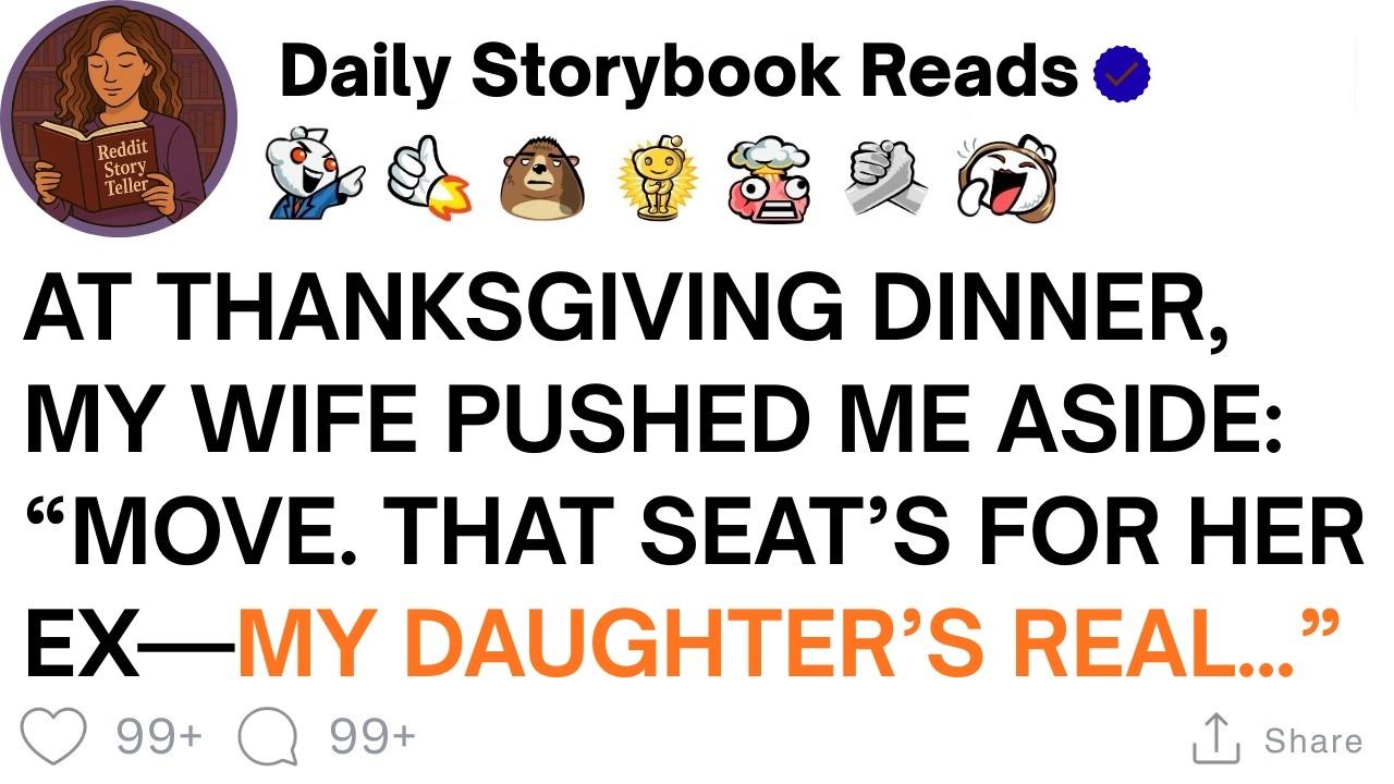 [ Full Story ]At Thanksgiving Dinner, My Wife Shoved Me Aside: “Move Along. This Seat Is For...