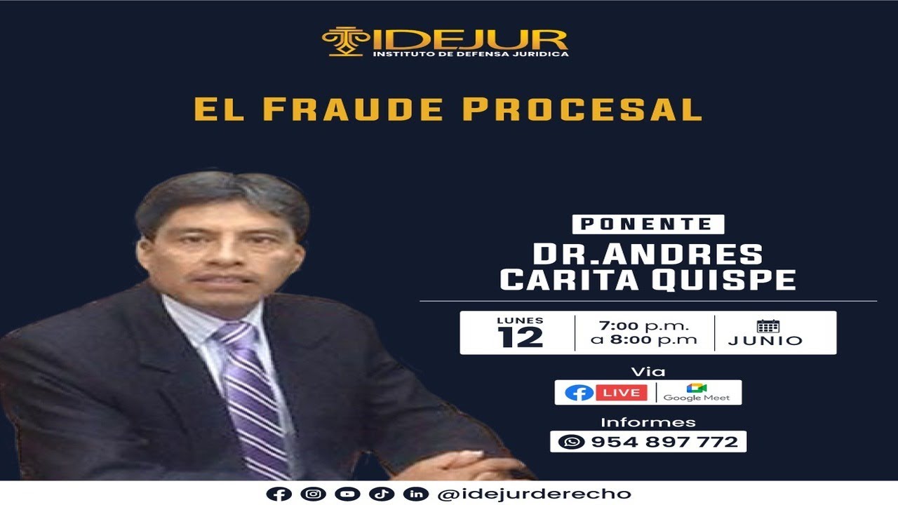 📍 Tema: EL FRAUDE PROCESAL