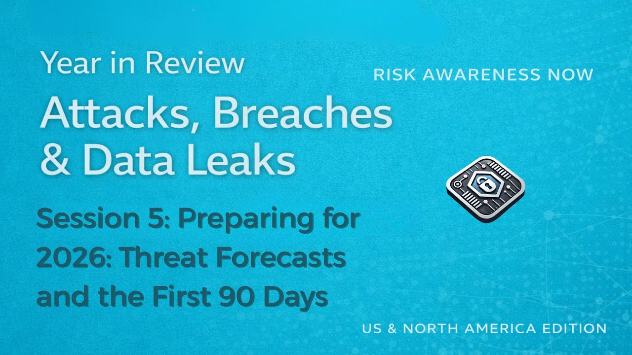 Session 5: Risk Awareness Now: Year in Review &mdash; Attacks, Breaches & Data Leaks